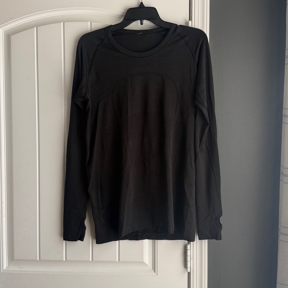 Black lululemon Long Sleeve Shirt